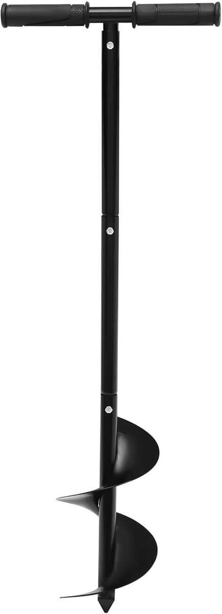 Spiraalboor 150 mm grondboor tuin handmatige boor handboor tuinboor set met handvat, handschoenen en verbindingsstangen