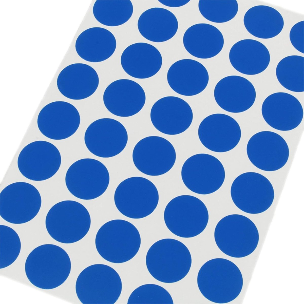 Markeringspunten van papier zelfklevende kleur, grootte en hoeveelheid naar keuze (donkerblauw 8 mm 50 stuks)