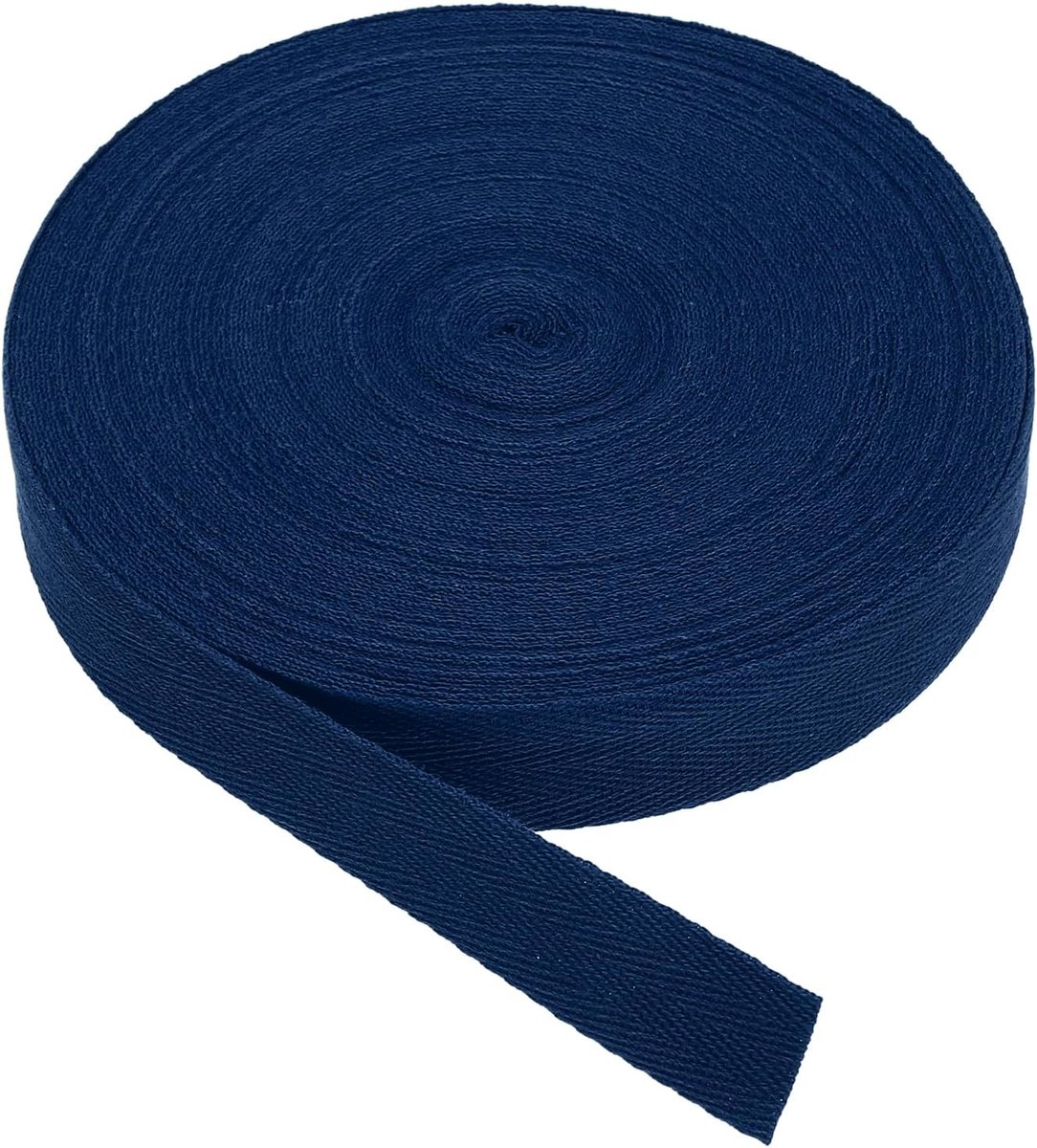 Katoenen keperstof tape 1 Inch 25 Yards Katoen Lint Bias Binding Tape Visgraat Webbing Trim voor Naaien Gift Wrapping Craft DIY Blauw Paars
