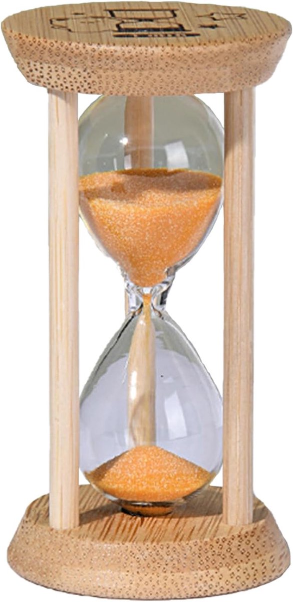 Lichtgevende Zandloper Ornamenten High-End Creatieve Timer Glas Drijfzand Tijdsduur Tandenpoetsen Lichtgevende Zandloper (1 Minuut Oranje)