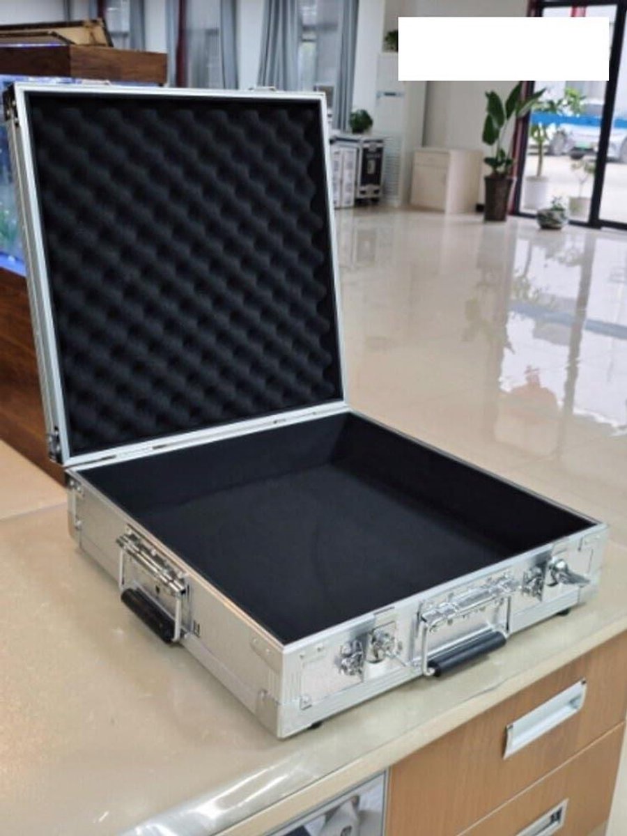 Aluminium Aktetas - Documenten Koffer - Veilige Opslag - Cijferslot Beveiliging - 43 cm Breed - Zilverkleurig