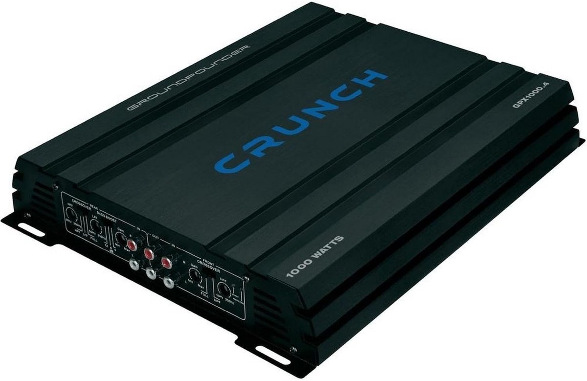 Versterker 4-kanaals 500W - zwart - krachtige audio-output - ideaal voor muziekliefhebbers - SnelShoppen