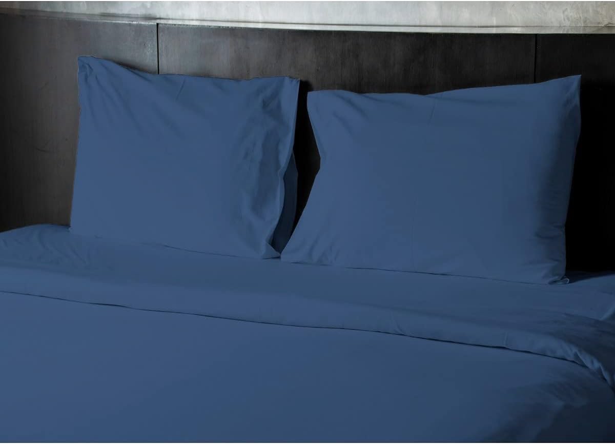 Bedlag 180 x 290 cm - 100% katoen - intense blauwe kleur - optimale zachtheid - SnelShoppen