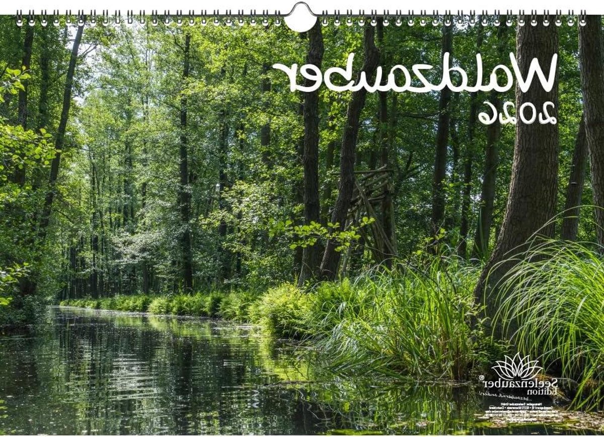 Wandkalender A3 - Fotokalender Jaarkalender - Planning 2026 - Met 2 Hangers - A3 formaat - Natuur