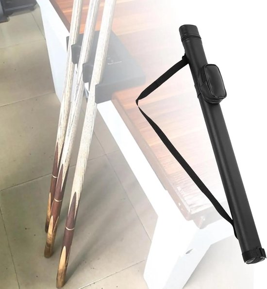 Biljartkeu Tas - Keu Opberger - Biljart Spelen - Robuuste Constructie - 85 cm x 7 cm - Zwart — afbeelding 2