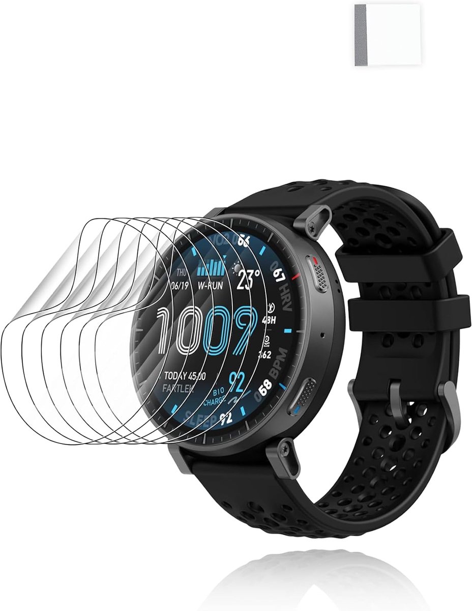 Beschermfolie voor yystao Active Max, 6 stuks, TPU-materiaal, zachte displaybeschermfolie, hoge resolutie, krasbestendig, aanraakgevoelig, anti-vingerafdruk