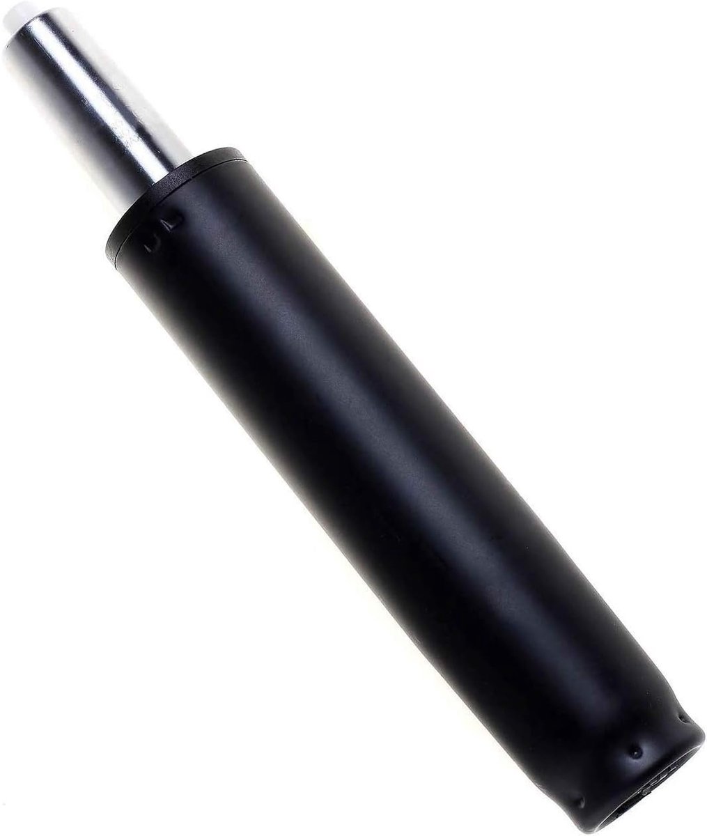 Gasveer voor bureaustoel, totale lengte 280 mm - 420 mm, zuigerlengte 220 mm, vervangende gasdrukveer, gasdrukdemper, cilinder voor kruk, draaistoel, in hoogte verstelbaar, tot 175 kg, zwart