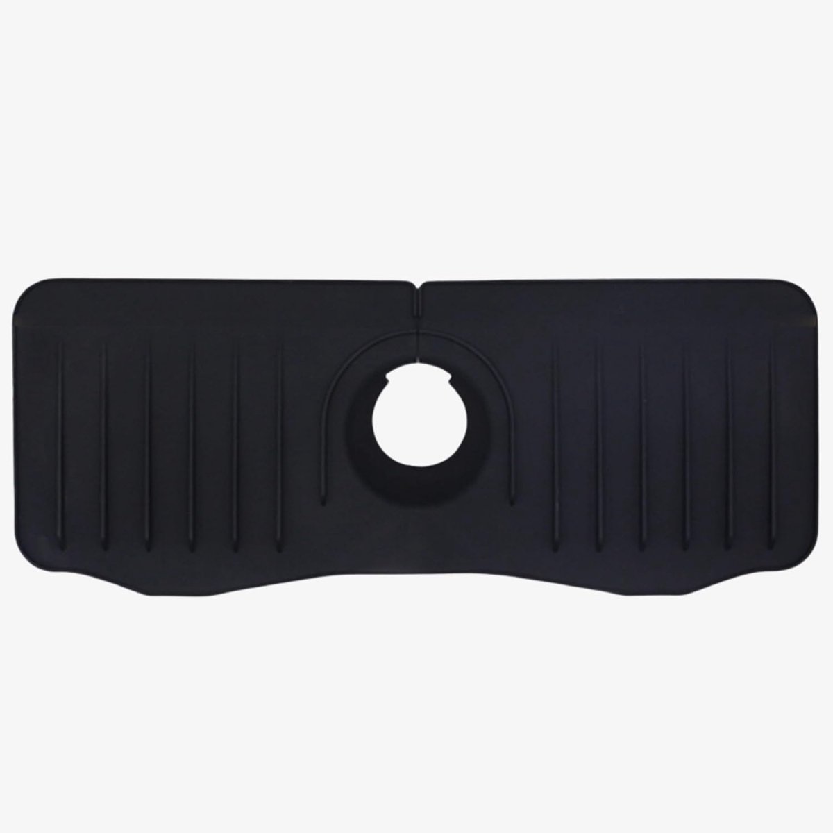 Kraanmat 37 x 15 CM - Siliconen - Waterdoorlatend - Beschermt uw aanrecht - ShopVlot