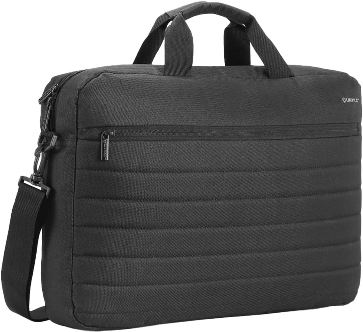 Laptoptas voor laptops tot 44 cm - waterdicht polyester - padded met binnenvakken - optimale bescherming - ShopVlot