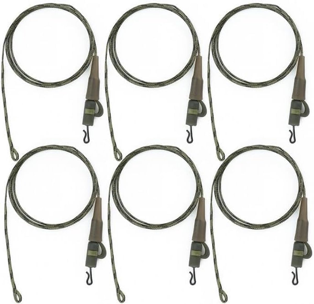 Carp accessoires clip 6 stuks - duurzaam materiaal - voor beginner vissers - veilig en betrouwbaar - ShopVlot