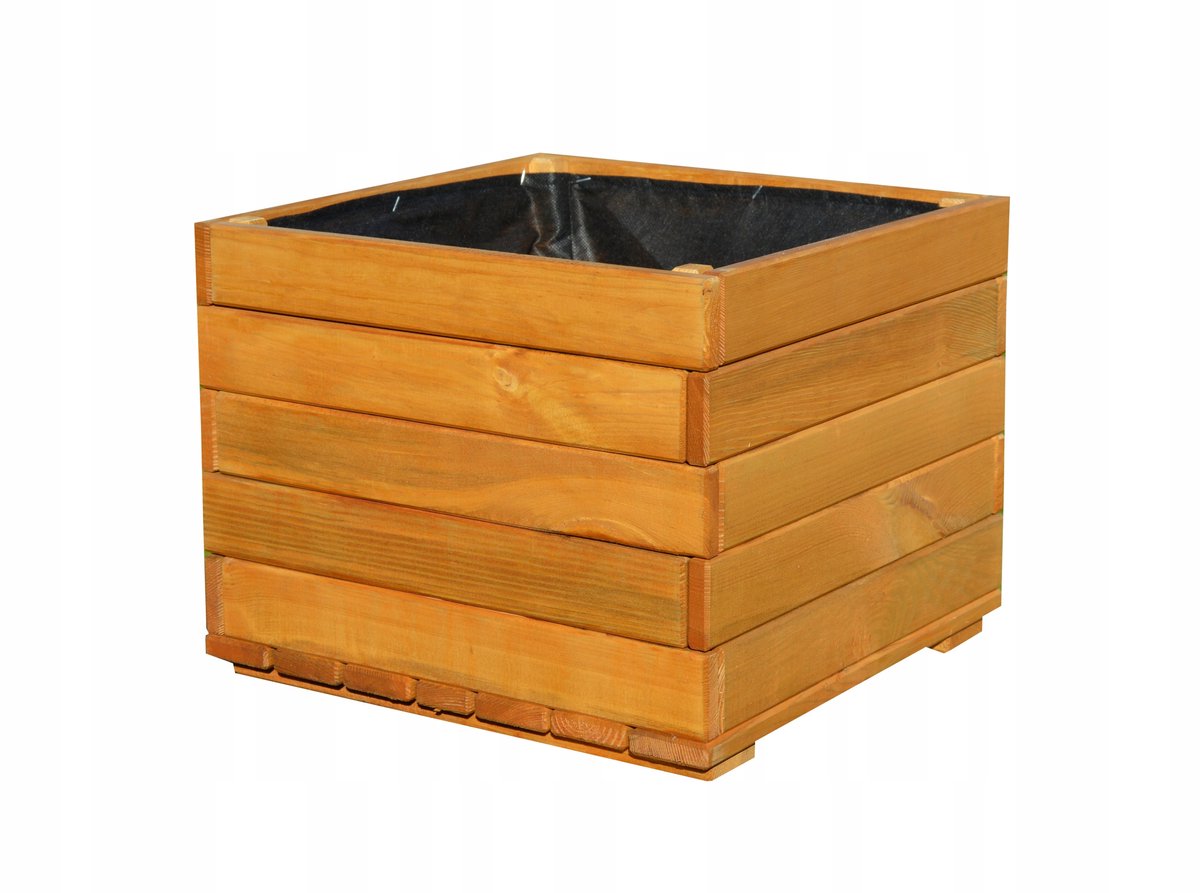 Houten Bloempot 38x38x30 cm - Stevig & Weerbestendig