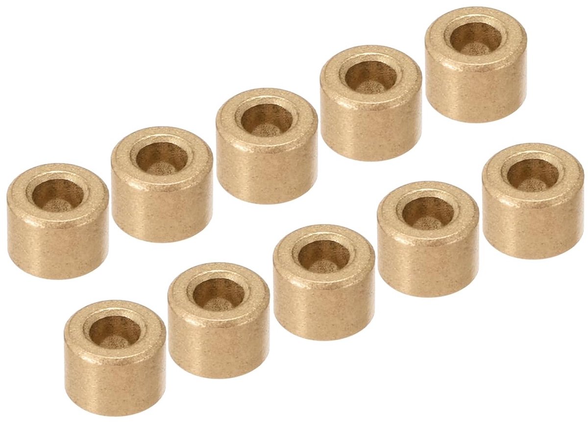 10 stuks hulslagers - [4 x 8 x 6 mm] zelfsmerende bussen van gesinterd brons voor elektrische apparaten machines gereedschappen