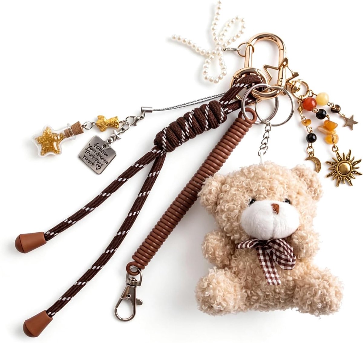Porgy Sleutelhanger, handtassen, accessoires voor dames, tashanger, tas, bedels voor rugzak, portemonnee, sporttas, schattige sleutelhanger, cadeaus voor meisjes