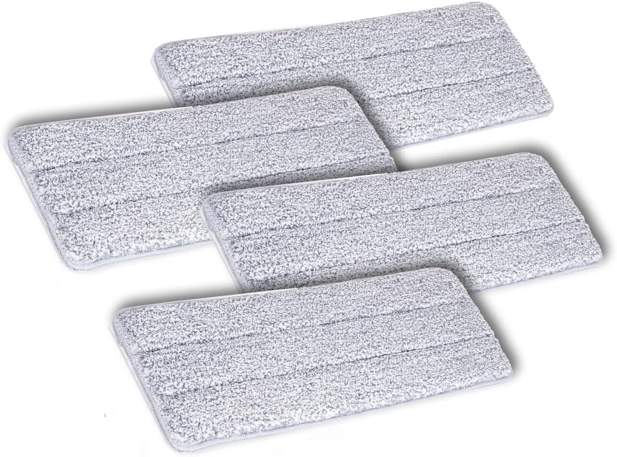 Blue GB851 8-delige set microvezel wisserovertrek vervangende hoes voor Green Blue 2 in 1 dweilmop compatibel met dweilmop GB850 en GB870 (8-pack)