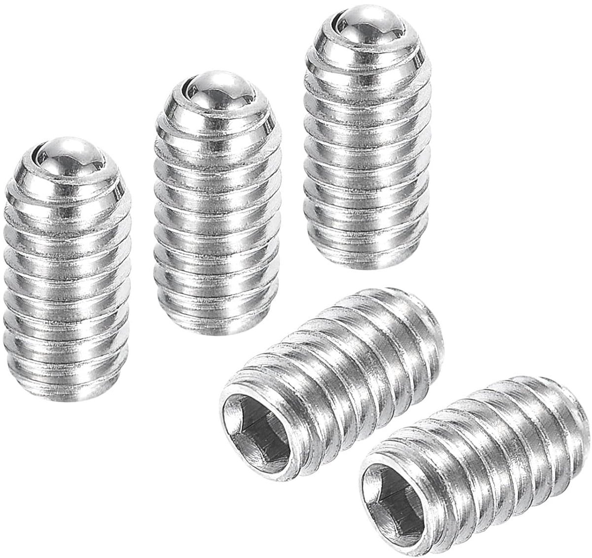 Kogelkopschroeven, M3 x 6 mm, roestvrij staal 304, metrische zeskantveren, 10 stuks