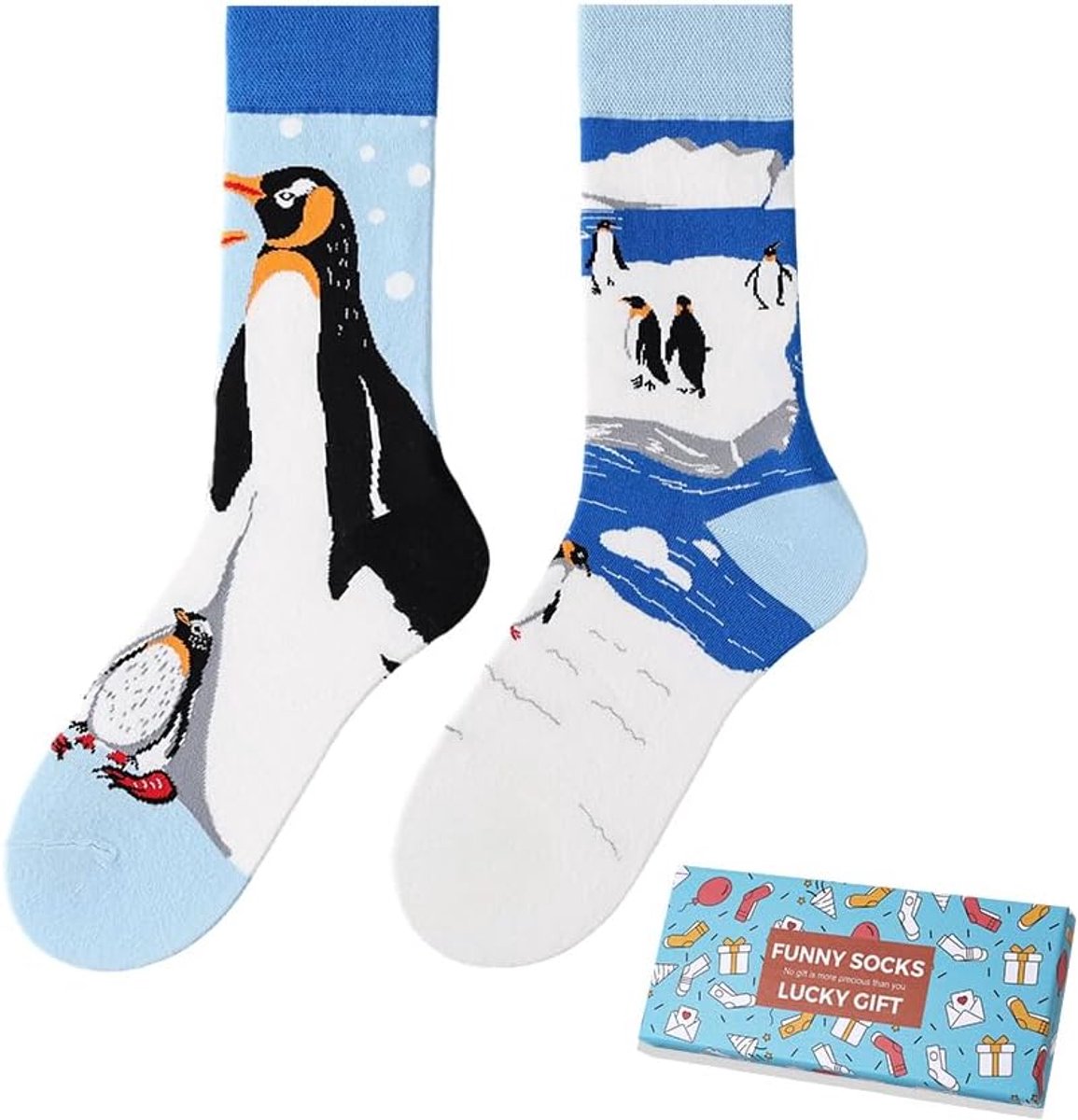 Sokken Voor Dames En Heren Unisex Veel Motieven Dieren Eten Fruit Sport Kunst Van Katoen Cadeau Asymmetrische Patronen Links En Rechts