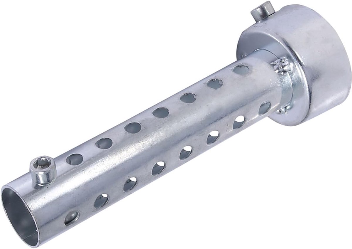 Uitlaat Demper Universele Removable Voor 35mm 42mm 45mm Uitlaatpijpen Geluidsreductie Insert Zilveren Uitlaat Baffle