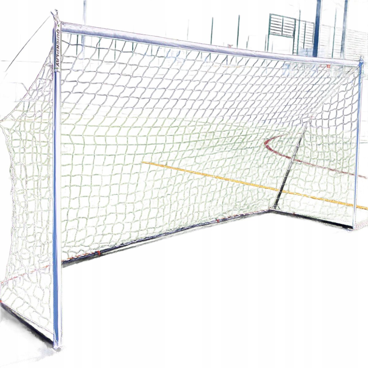 QuickPlay Kickster Elite Voetbaldoel 360x180cm Wit - Snelle installatie