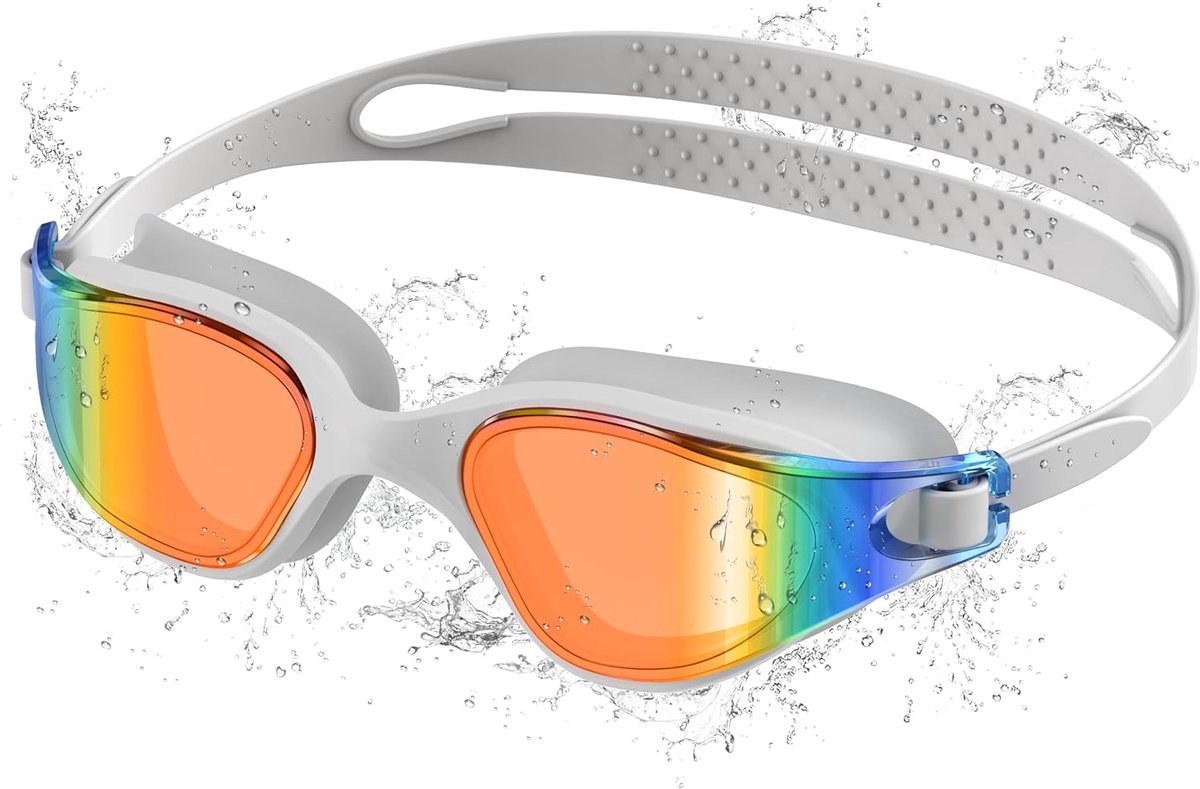 Zwemgoggles volwassene - anti-condens lenzen - HD UV-bescherming - ideaal voor training - ShopVlot
