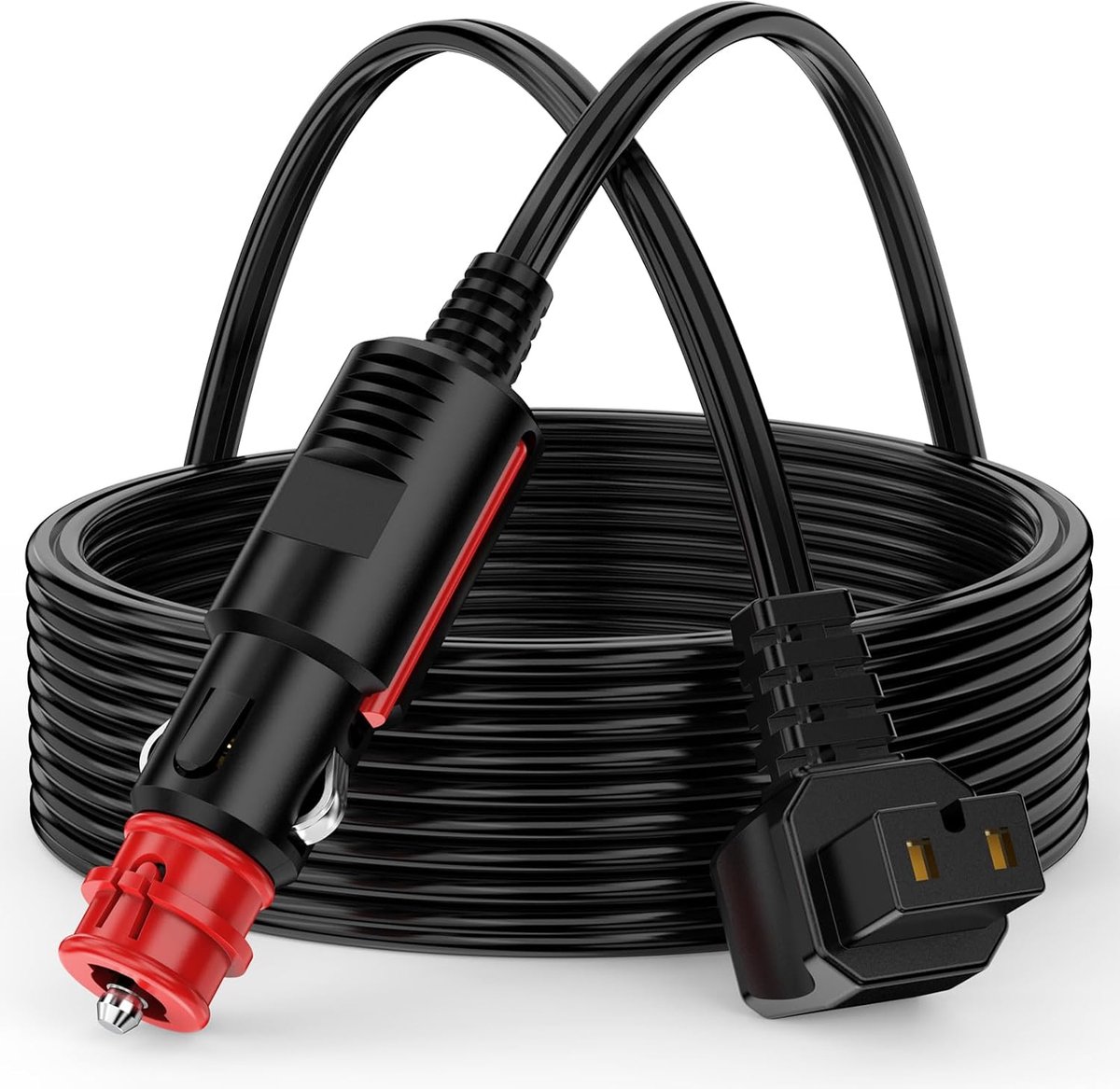 Thijox - 12V Autokoeler Kabel Verlengkabel 3,5M - Sigarettenaansteker Stekker voor Draagbare Auto Koelkast Koeler Compressor - Geschikt voor Alpicool,