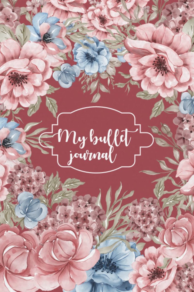 Notizbuch A5 - liniert - 100 pagina's - bloemen bouquet ontwerp - perfect voor creatief schrijven - ShopVlot