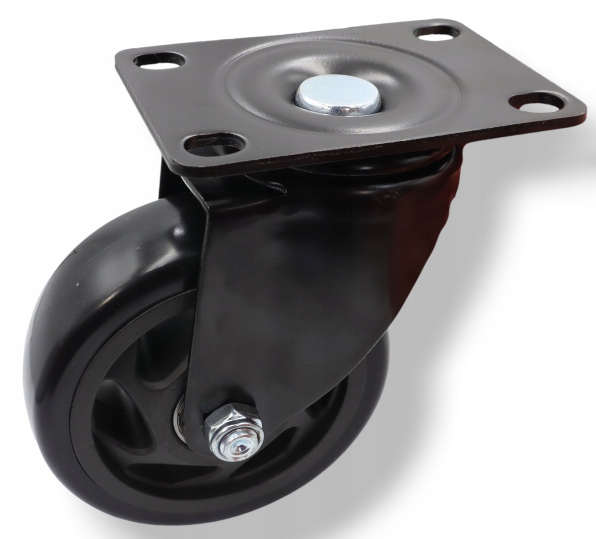 Draaibare meubelpot Ø100 mm, 100 kg, zwart, 1 stuk