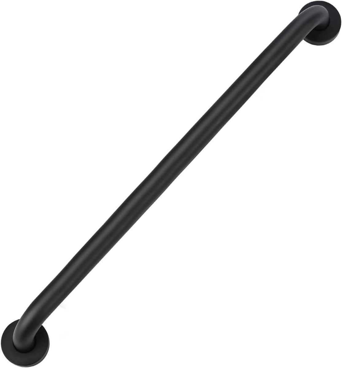 Badhandgreep 60cm - RVS 201 - Oliegepoederde zwarte afwerking - Veiligheidssteun voor badkamer - ShopVlot