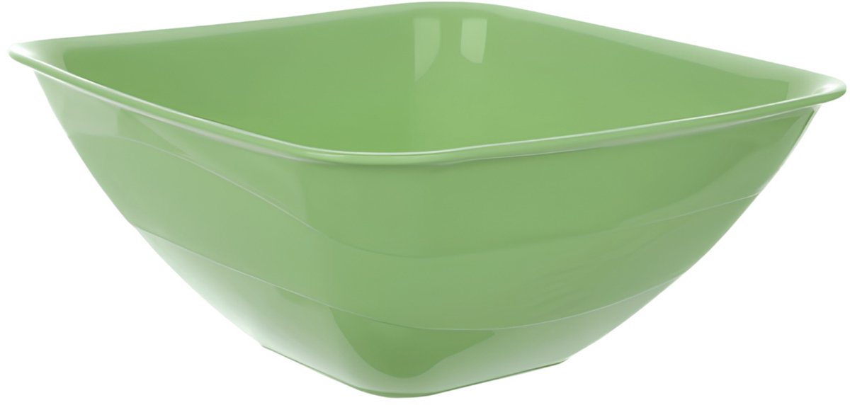 Merkloos Merkloze Vierkante Plastic Kom 5L - Praktisch en Duurzaam