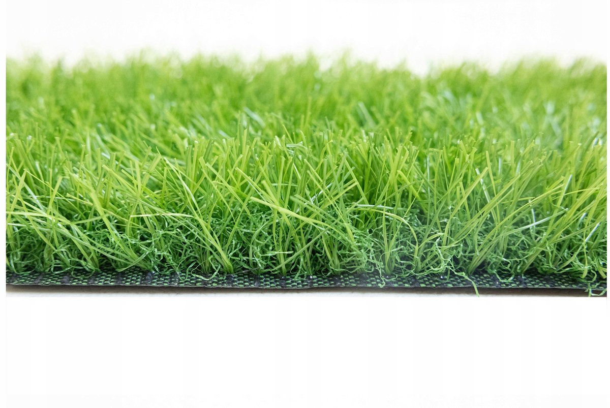 Merkloos Kunstgras Groen 2,5m Breed 33mm Hoog - Balkon, Zwembad, Tuin