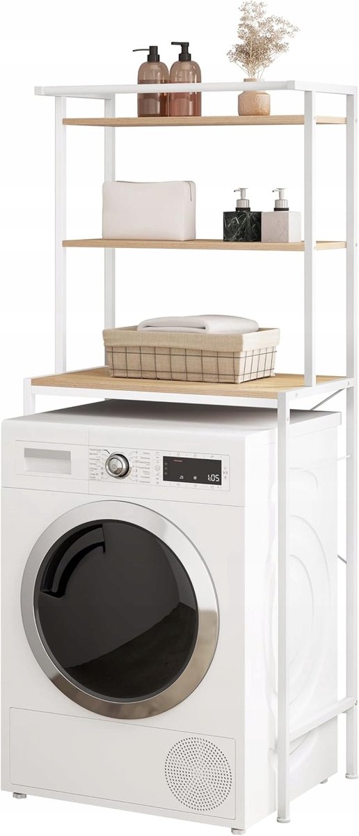 Merkloos Merkloze Badkamer Organizer - 3 Niveaus & Handdoekrek