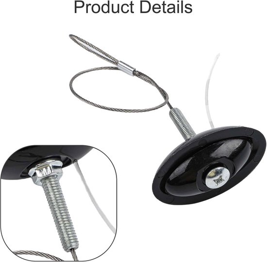 Bandenreparatieset - Zijwandpatch - Voertuig Herstellen - Snelle Montage - Tot 38 cm - Zwart — afbeelding 2