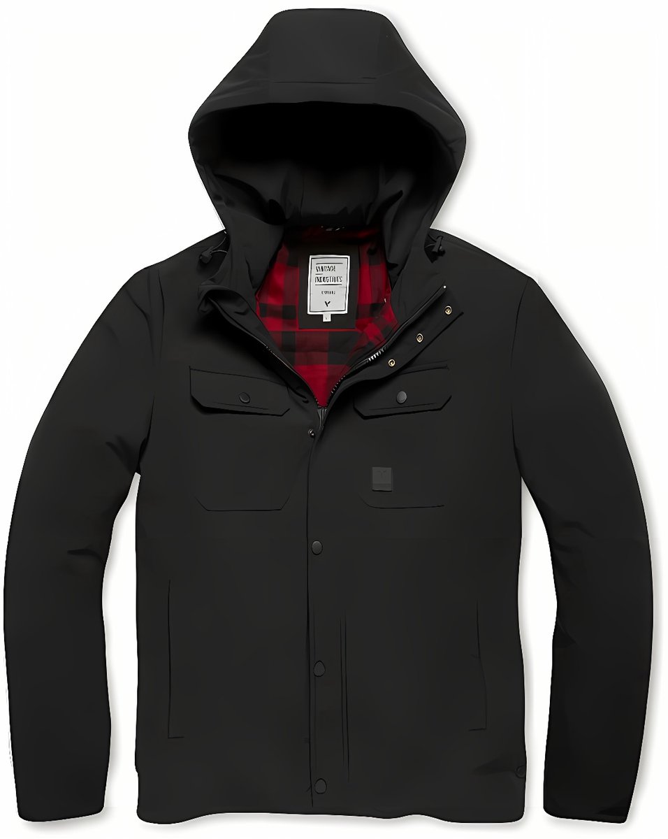 Vintage Industries Tussenjas Gareth Jacket Zwart