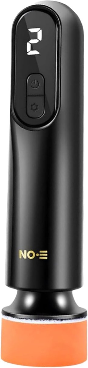 SnelShoppen - Mini Polisher Draadloos, 40W Accu Polijstmachine met LCD Scherm, 3 Snelheden voor Auto, Glas en Lak, Type C Oplaadbaar