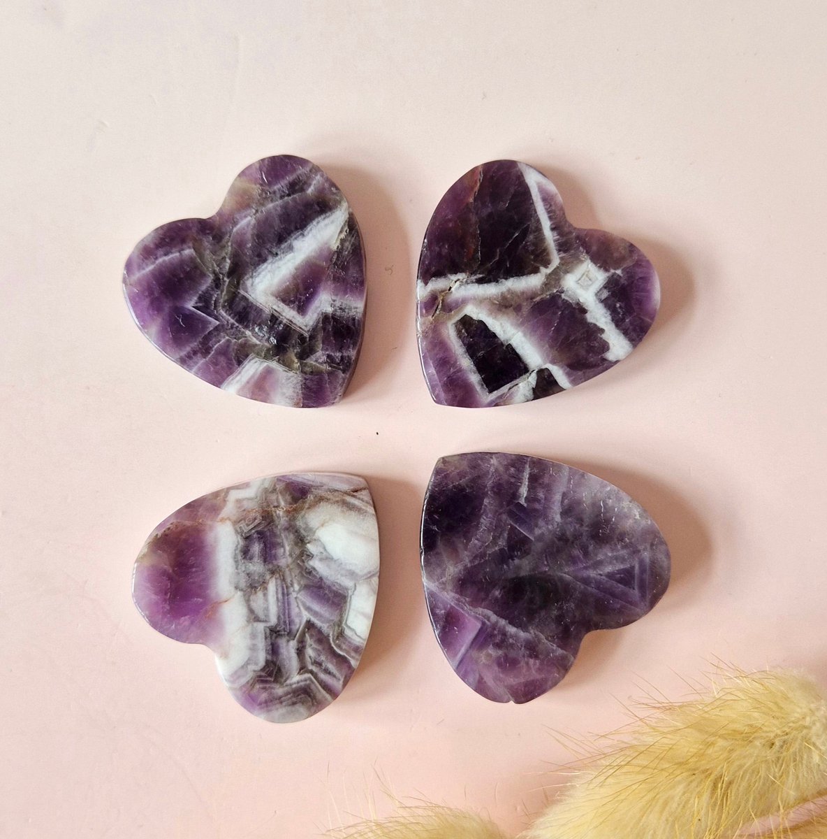 Edelsteen Hartje Zaksteen 3-4cm – Dream Amethist
