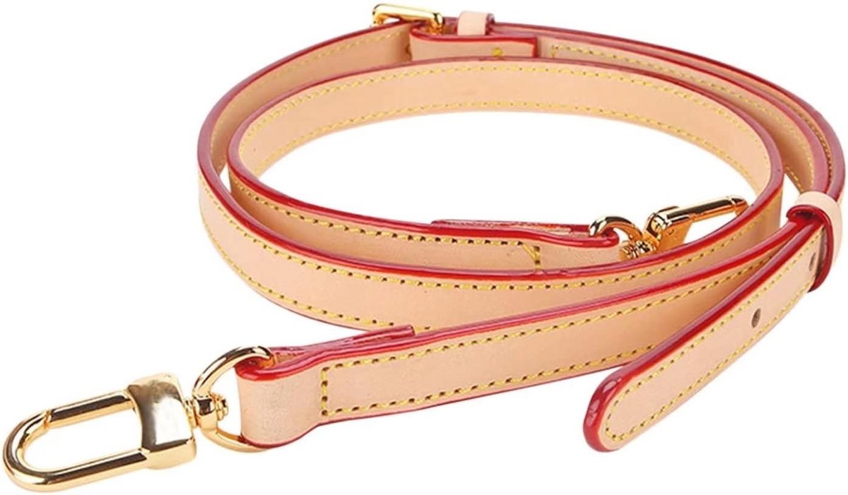 Verstelbare Schouderriem van Echt Leder, 150 cm Lange Riem voor Kleine Tassen en Pochette Accessoires