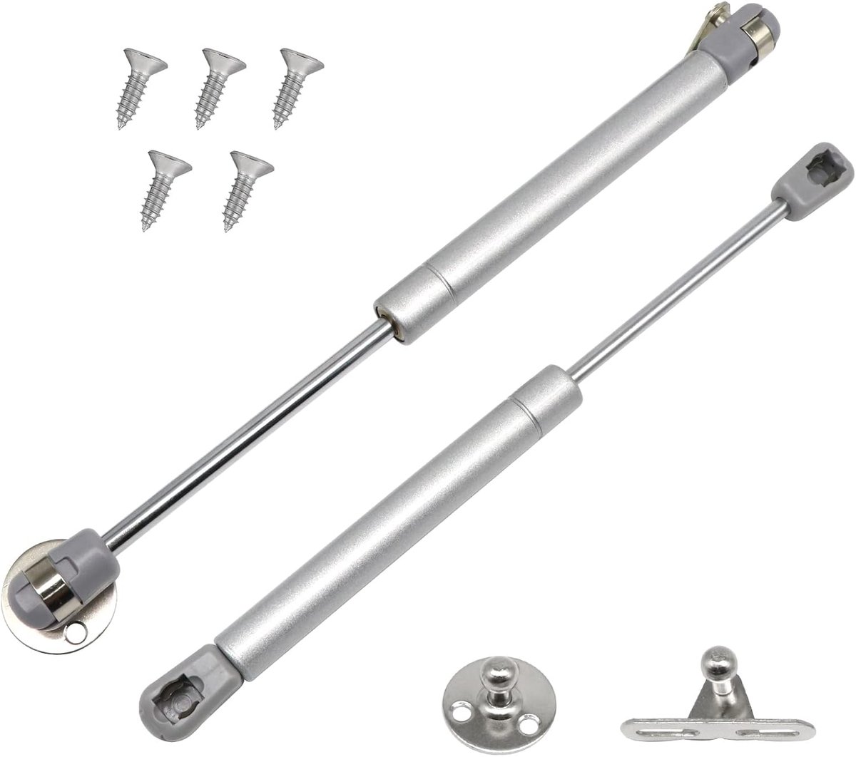 SnelShoppen - Set van 2 Gasveren, Soft Close Scharnieren voor Keuken- en Kasten, 100N (10 kg), Demping voor Kastdeuren, Hoogwaardige Materialen