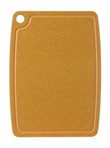 HENDI Duurzame houtvezel snijplank – anti-slip – groef voor vloeistof – 300x235 mm – bruin