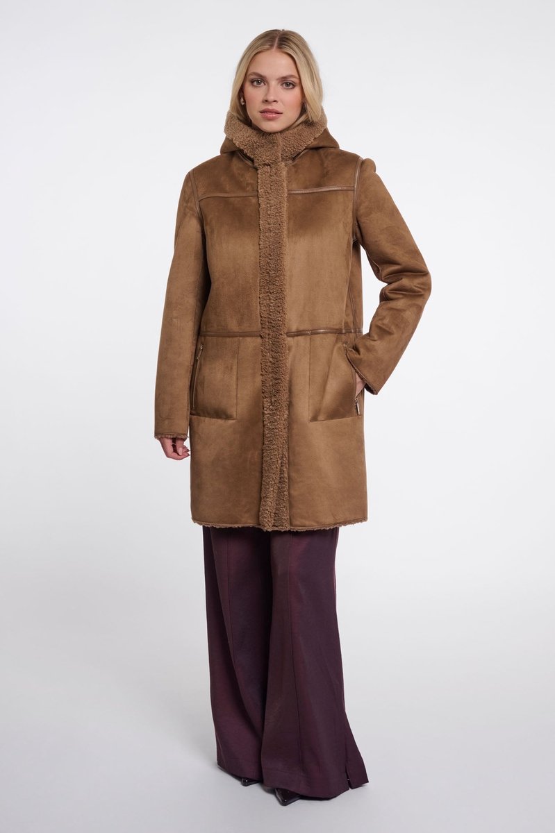 Rino & Pelle Jassen - Alina reversible coat - Toast