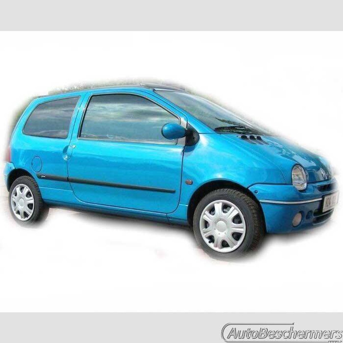 Stootlijsten set zwart voor wigvorm Renault Twingo 1993-09.2007. De stootstrips zijn zelfklevend. Set a 4 stuks (#0013)