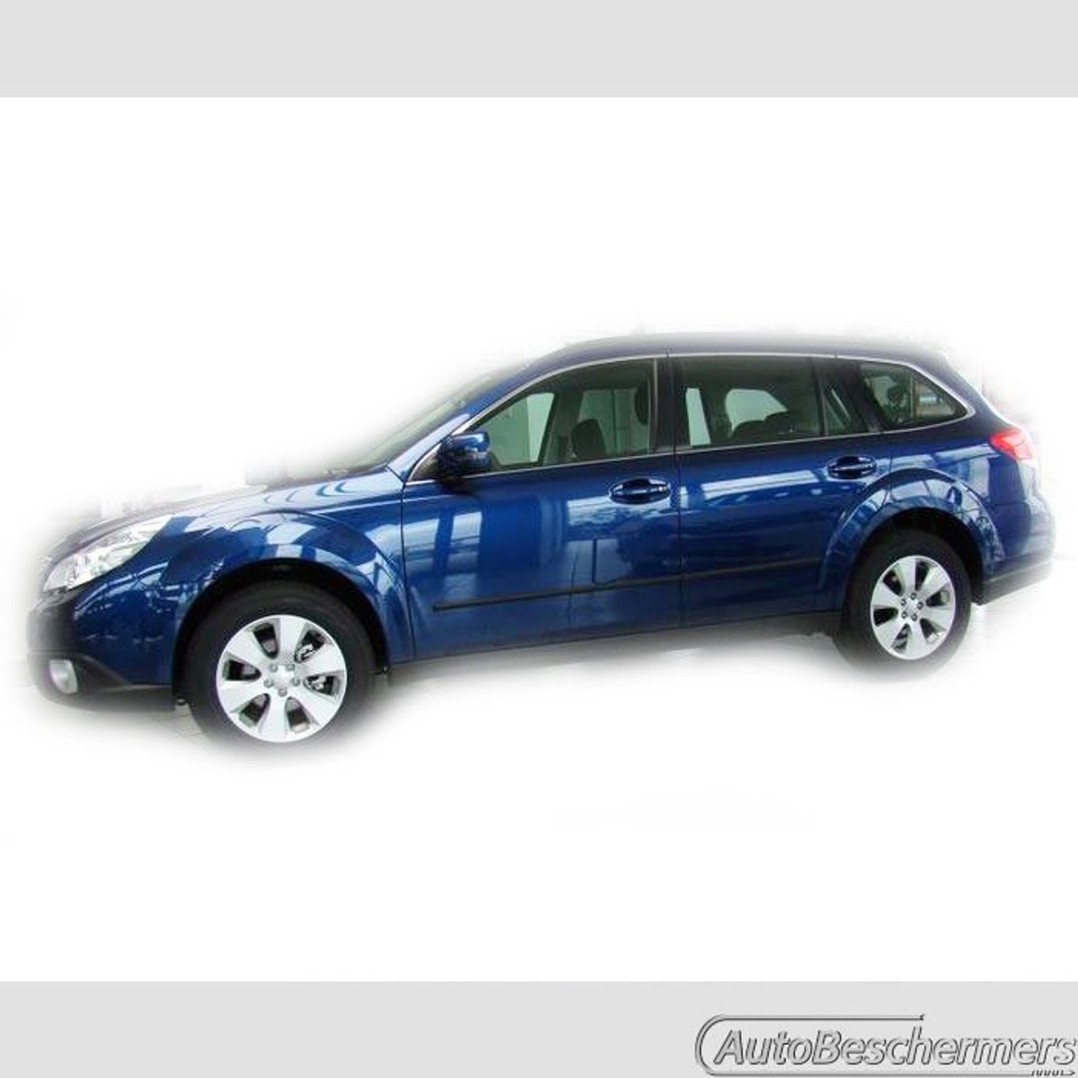 Stootlijsten set zwart voor Subaru Outback 11.2010-. De stootstrips zijn zelfklevend. Set a 4 stuks (#0011)