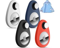 SnelShoppen - Lulaven Holder voor Kinderen - Verborgen 4 Pack GPS Tracker Case - Anti-Verlies Silicone Houder met Pins - Geschikt voor Kinderen, Ouder