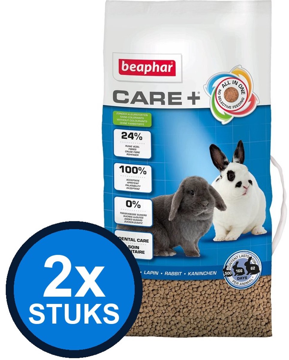 2x Beaphar - Care+ konijn 5kg