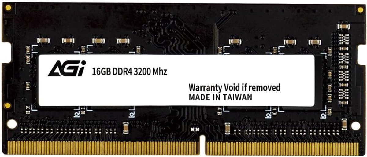 SnelShoppen - 16GB DDR4 SODIMM 260 pin RAM Geheugen 3200 MHz CL22 voor Laptop/Notebook - Betrouwbare Non-ECC Upgrade voor Hogere Prestaties
