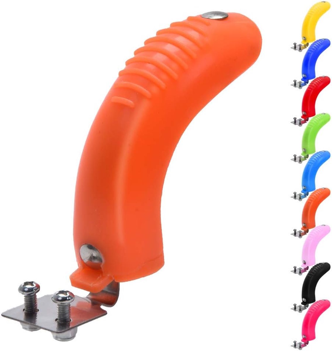 SnelShoppen - Achterremblokken voor Scooter Vervanging - Hoogwaardige Metaal - Geschikt voor Micro Kickboard Mini Deluxe - Universele Remmen voor 3-Wi