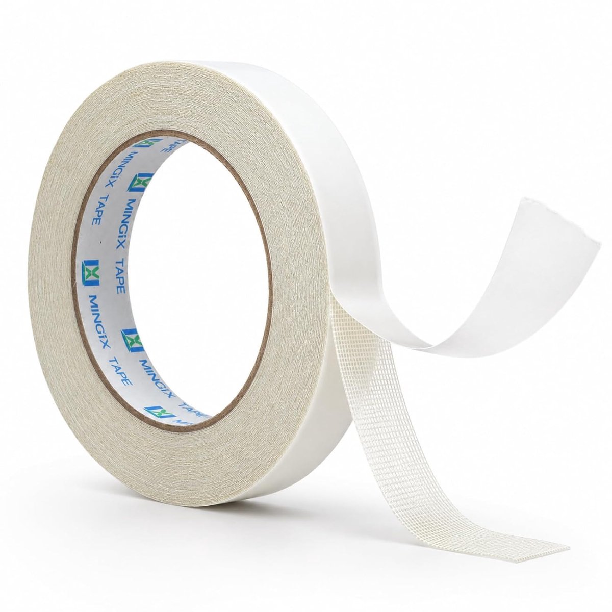SnelShoppen - Dubbelzijdig Textieltape 2 cm x 20 m - Plakband voor Stoffen, Ideaal voor Gordijnen, Kleding, Zomen en Huishoudtextiel - Sterke Hechting