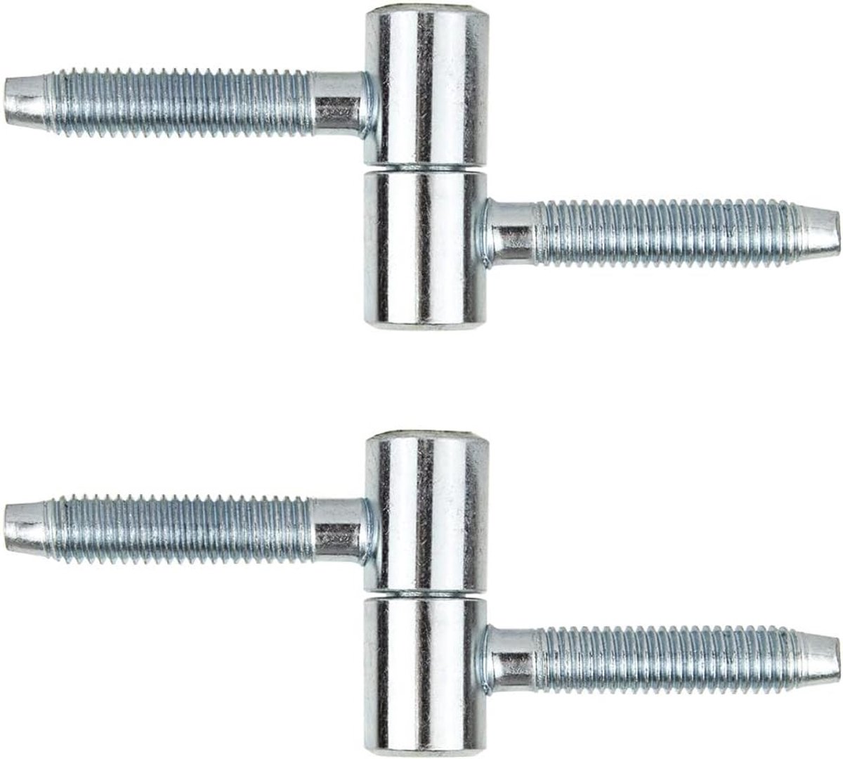 SnelShoppen - Door Ties - Stalen Gegalvaniseerde Deurbeslag voor Vouwdeuren - Set van 2 Deurhengsels Ø16 mm - Belastbaarheid tot 40 kg - Voor Houten D