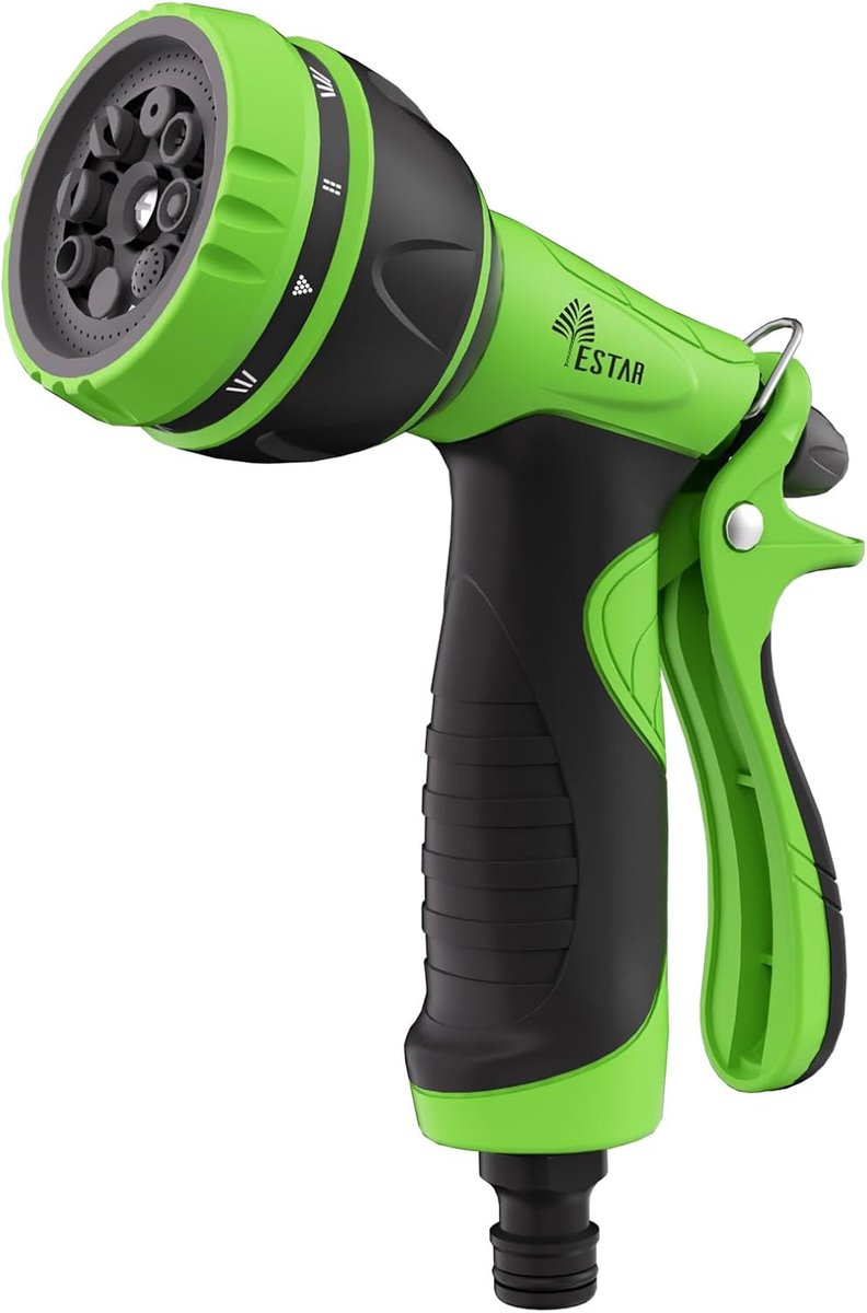 SnelShoppen - 8-in-1 Tuinsproeier Waterpistool met Ergonomische Handgreep, Meerdere Stralen voor Tuin, Gazon en Auto Reiniging, Hogedruk Spuitpistool