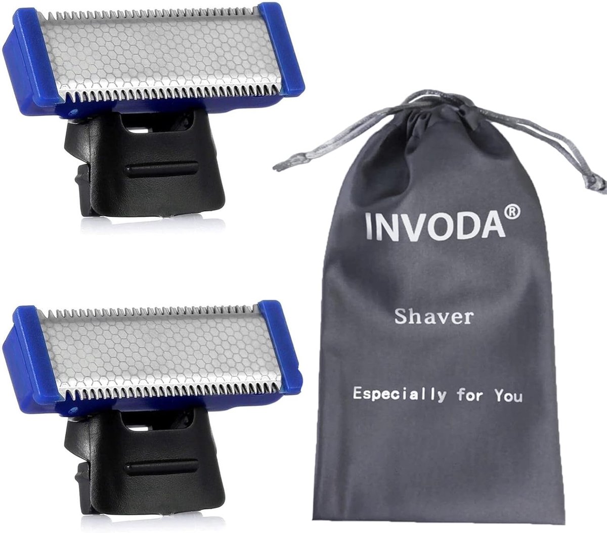 SnelShoppen - Elektrisch Scheerapparaat Vervangingskop, Schoonmaakkop, Solo Trimmer, Micro Touchs, Vervangende Snijkop, Hybride Scheermesjes (2 Packs