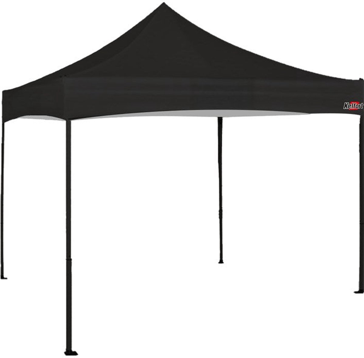 Kelfort Doorwerktent Stalen Frame 2.9mx2.9m Zwart - 1526985