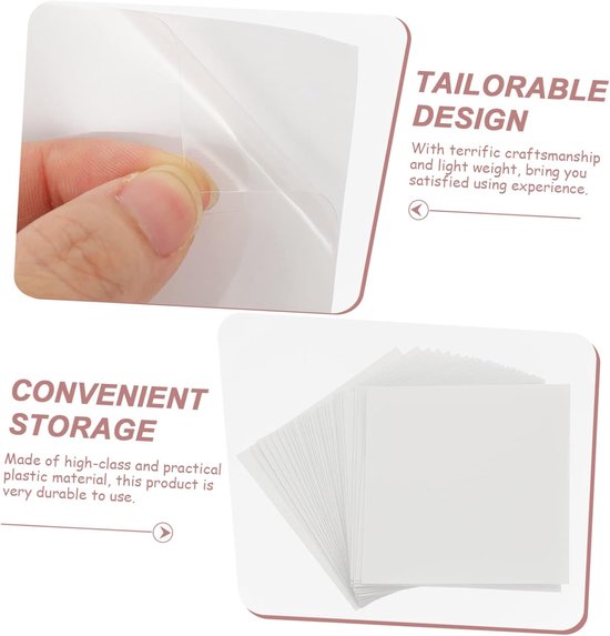 Reparatiepatches - Herstelstickers Plakband - Opblaasbare Producten Repareren - Waterdicht en Zelfklevend - 10x10cm - Transparant — afbeelding 5